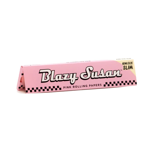 Pink Blazy Susan Rolling Papers - 2 Pack King Size Slim