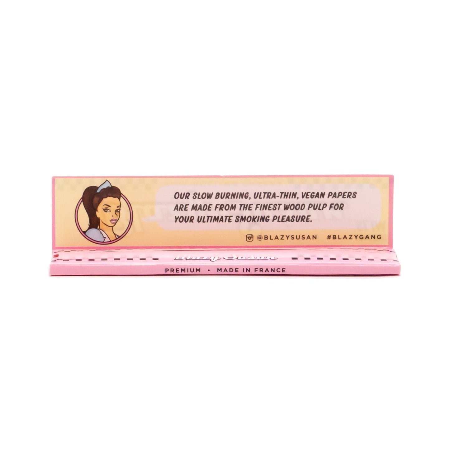 Pink Blazy Susan Rolling Papers - 2 Pack