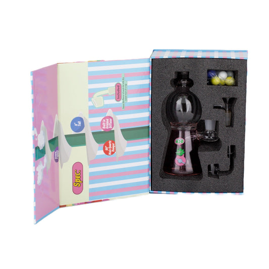 Pink Bubblegum Dab Rig - 8in