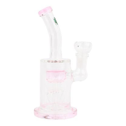 Pink Tilted Tree Perc Bong - 7in