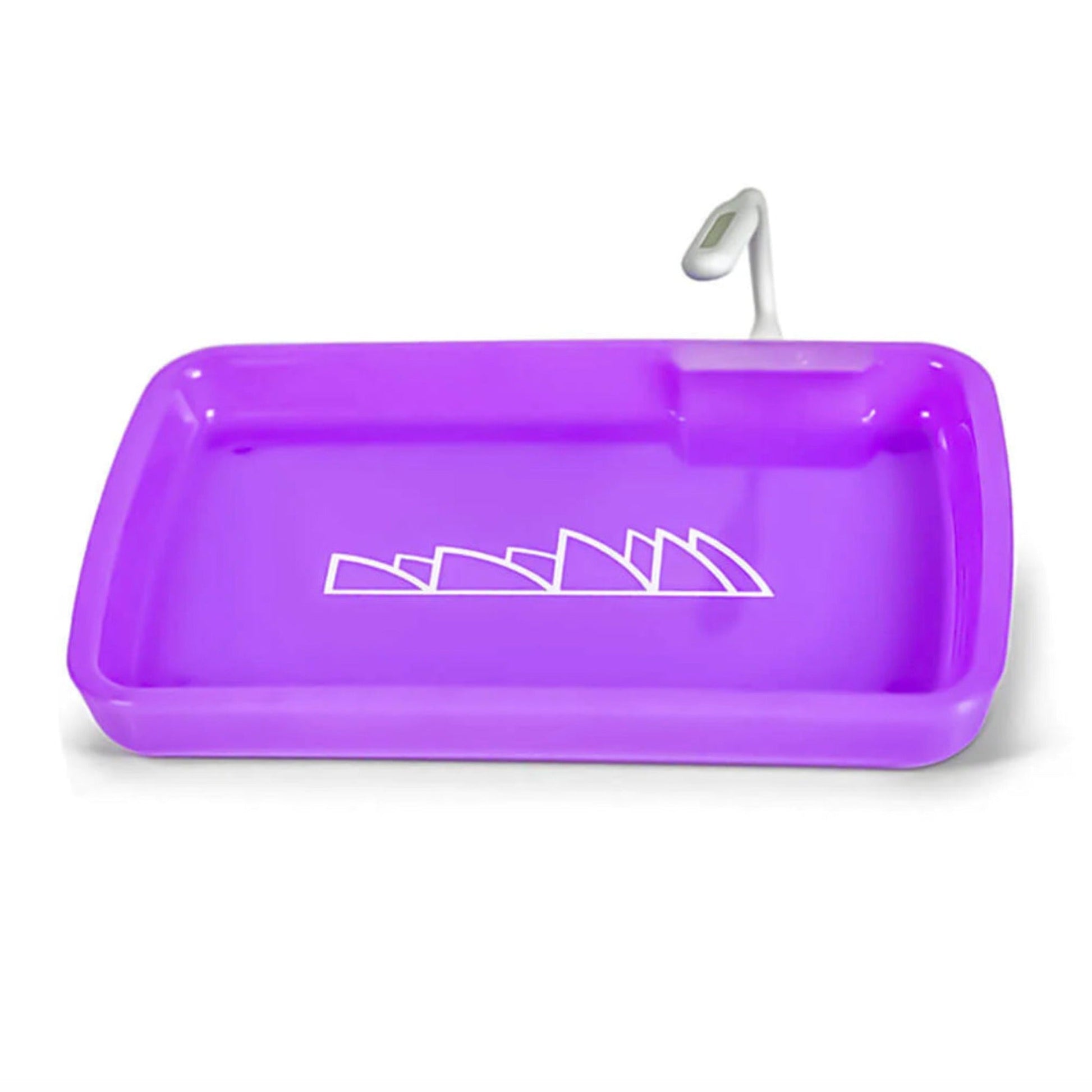Piranha LED Rolling Tray - 12in Purple