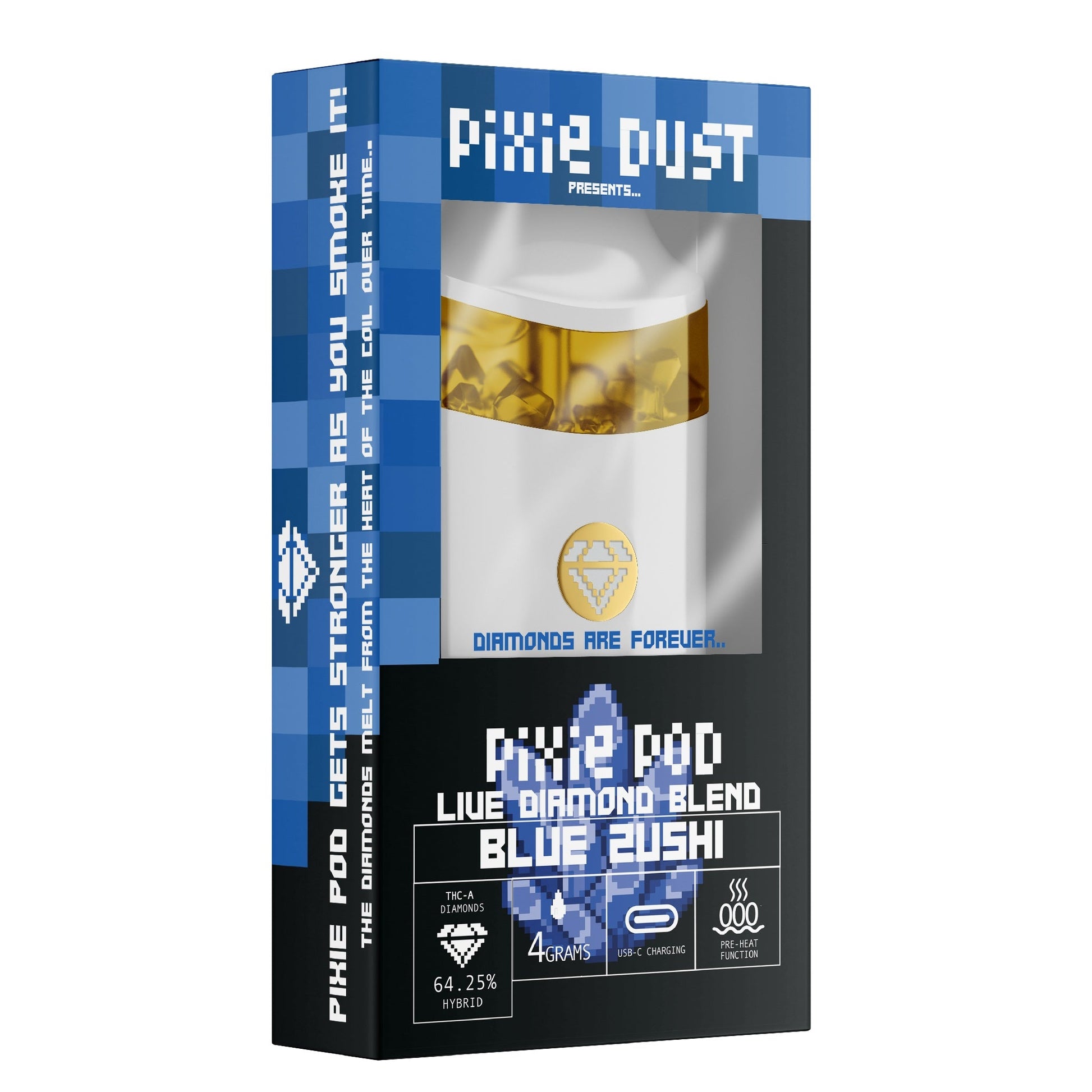 Pixie Pod Live Diamond THC-A Blend Vaporizer - 4g - Everything 420 Pixie Pod Live Diamond THC-A Blend Vaporizer - 4g - Everything 420