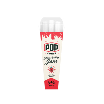 Pop Cones Ultra Thin 1 1/4" - 6ct Strawberry Jam