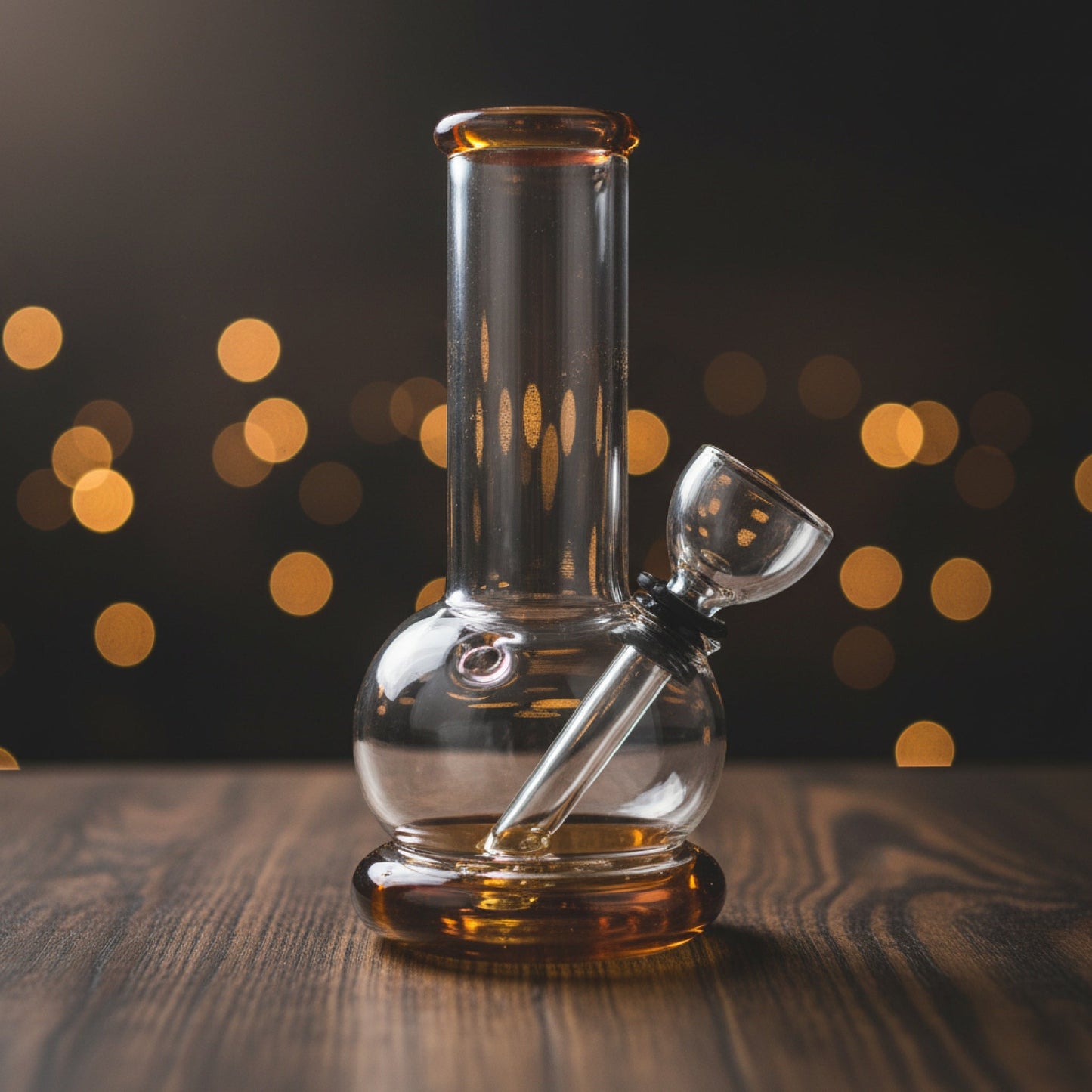 Portable Two Tone Carb Bong - 5in Orange