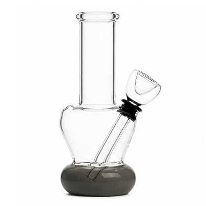 Portable Two Tone Carb Bong - 5in Black