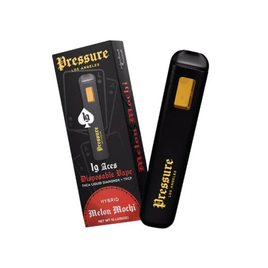 Pressure Liquid Diamonds THC-A + THC-P Vaporizer - 1000mg Melon Mochi (H)