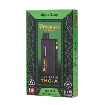 Pressure Live Resin THC-A Vaporizer - 6000mg