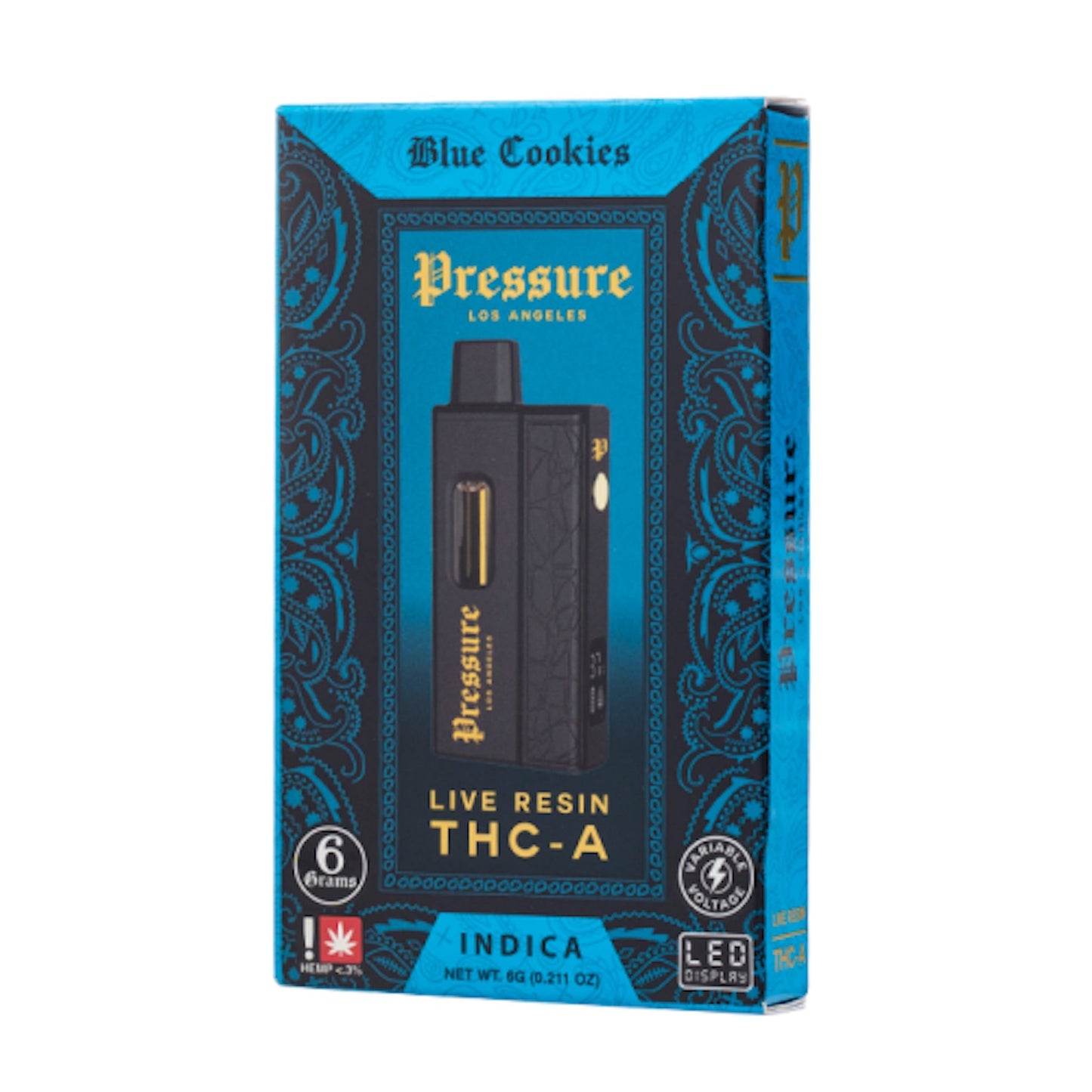 Pressure Live Resin THC-A Vaporizer - 6000mg