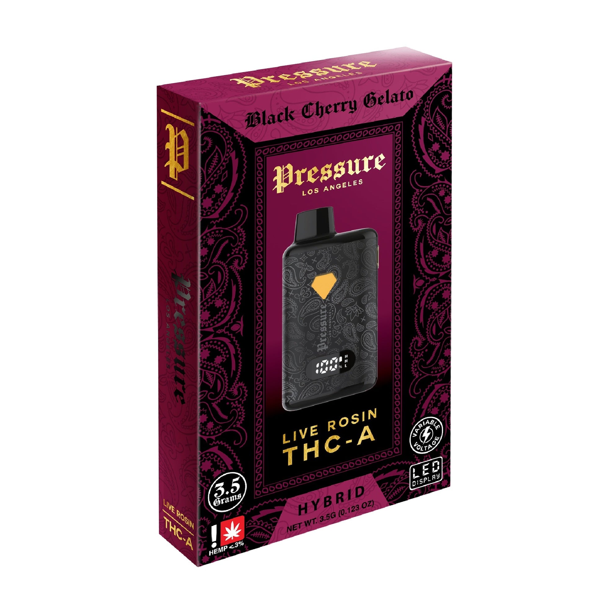 Pressure Live Rosin THC-A Vaporizer - 3500mg - Everything 420 Pressure Live Rosin THC-A Vaporizer - 3500mg - Everything 420