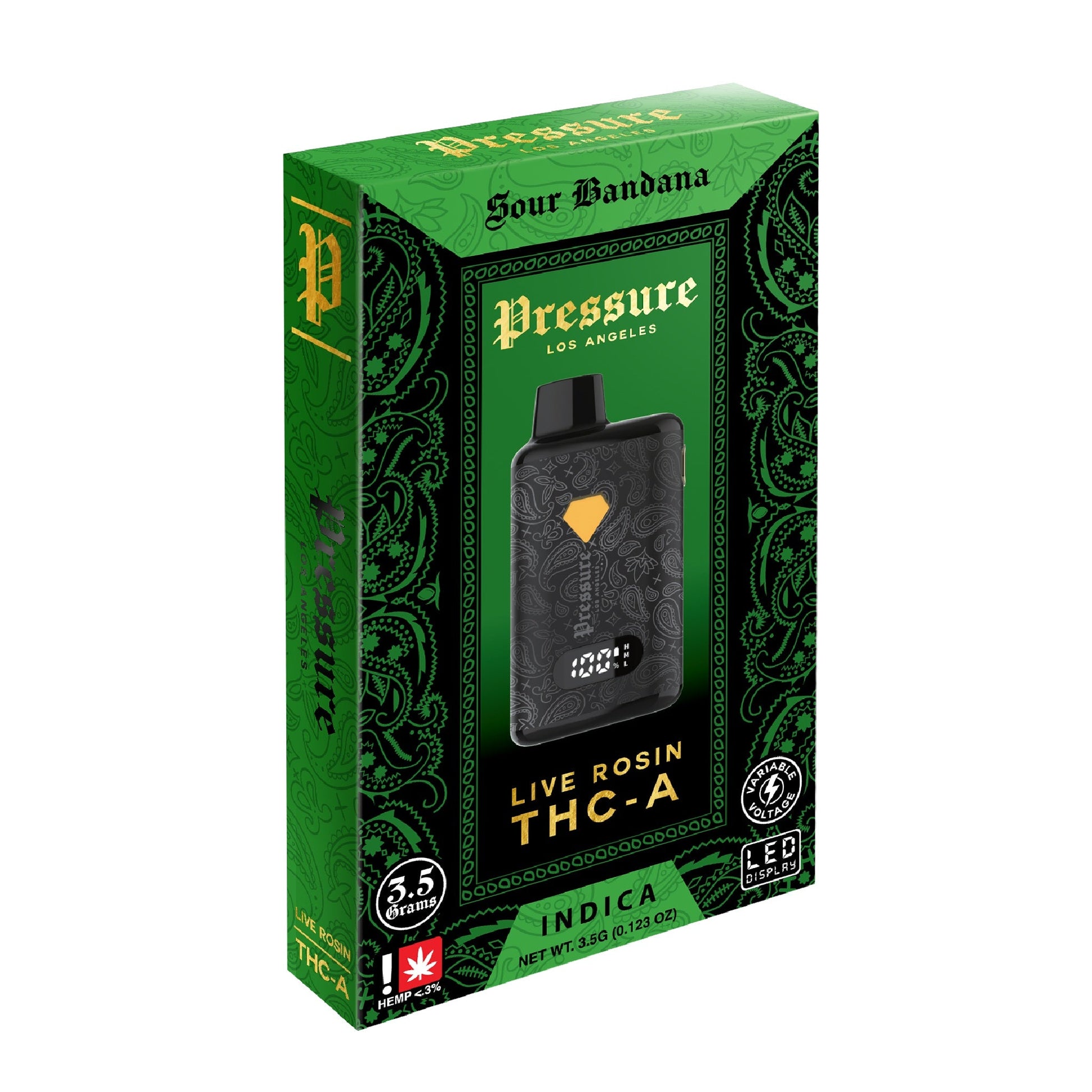 Pressure Live Rosin THC-A Vaporizer - 3500mg - Everything 420 Pressure Live Rosin THC-A Vaporizer - 3500mg - Everything 420