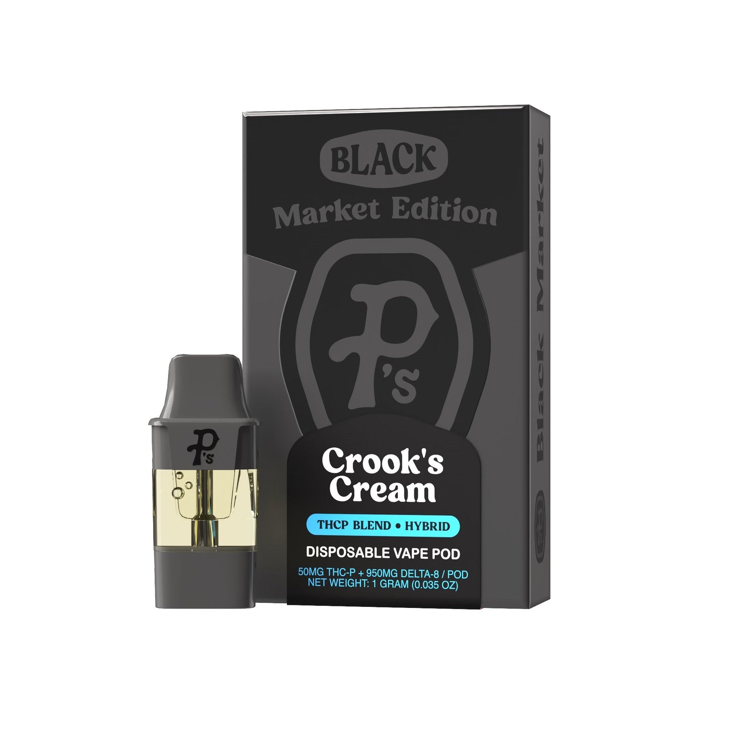 Ps Black Market Vaporizer Starter Kit Crook's Cream Pod Refill