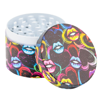 Pucker Up Grinder - 50mm Lips and Hearts
