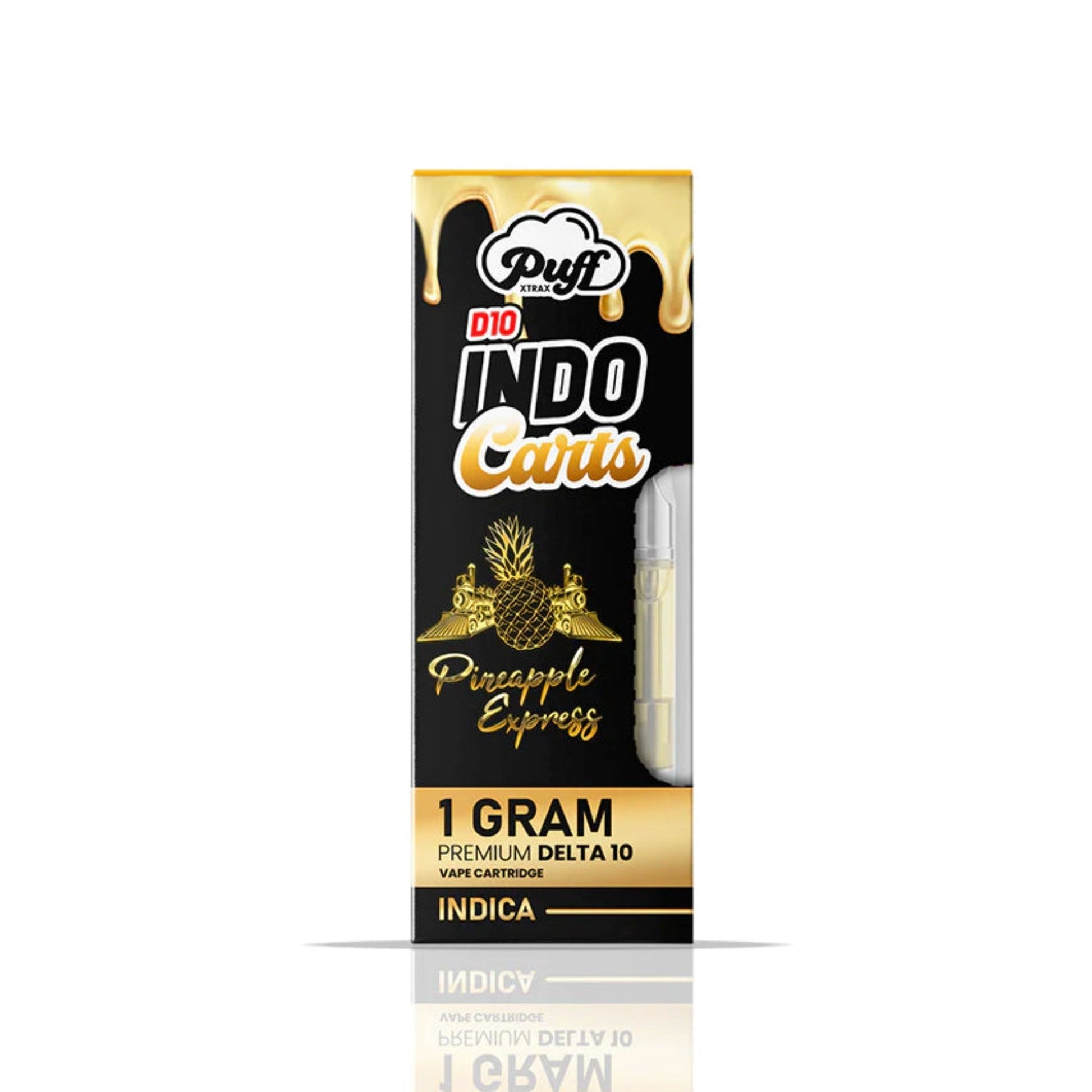 Puff Delta 10 Indo Cartridge - 1000mg Pineapple Express / 1