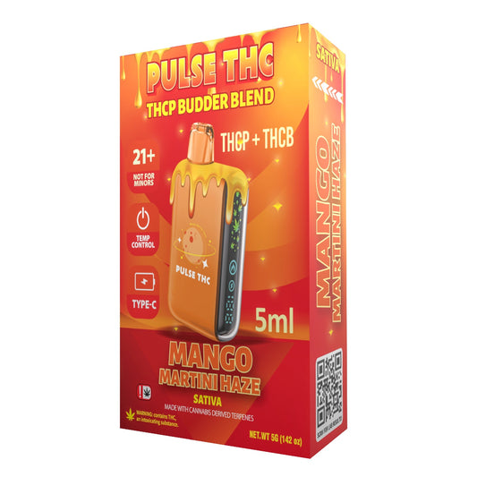 Pulse THC-P Budder Blend Vaporizer - 5000mg Mango Martini Haze (S)