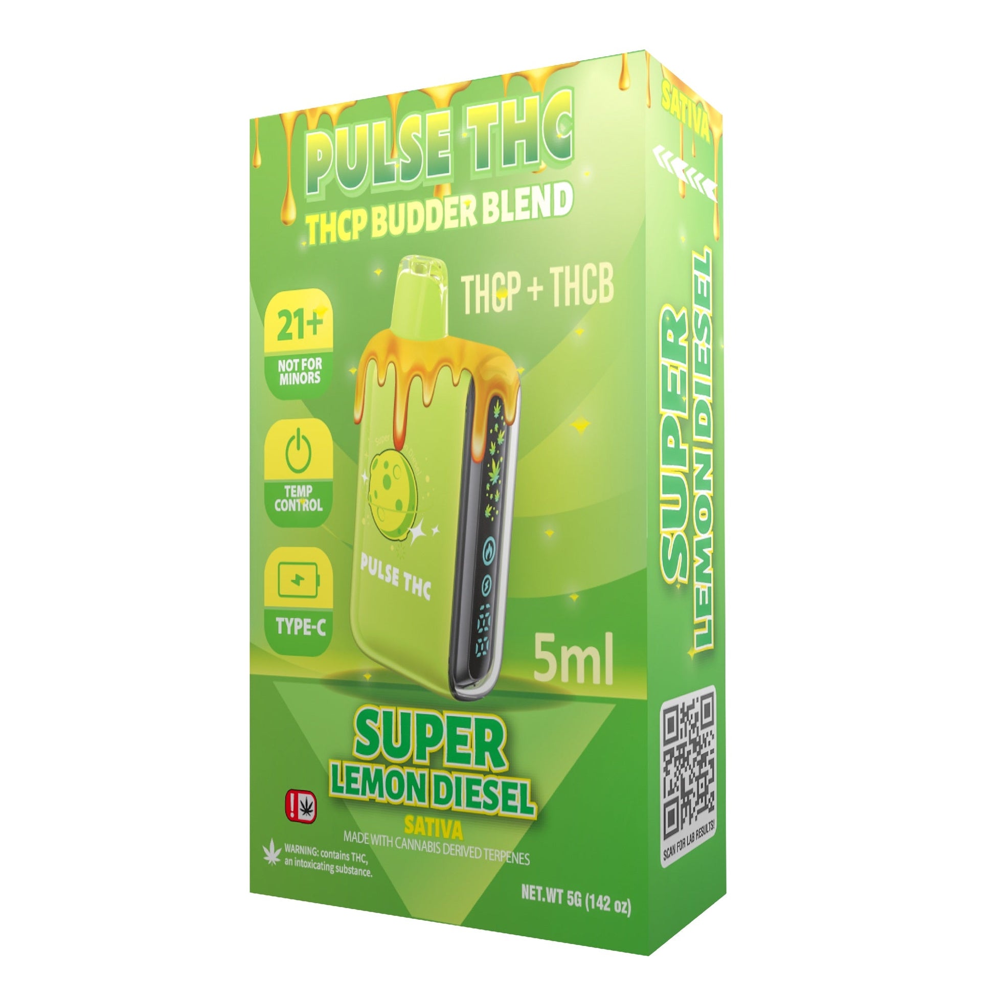 Pulse 5g THC-P Budder Blend Vape | High Potency THC-P - Everything 420 Pulse 5g THC-P Budder Blend Vape | High Potency THC-P - Everything 420