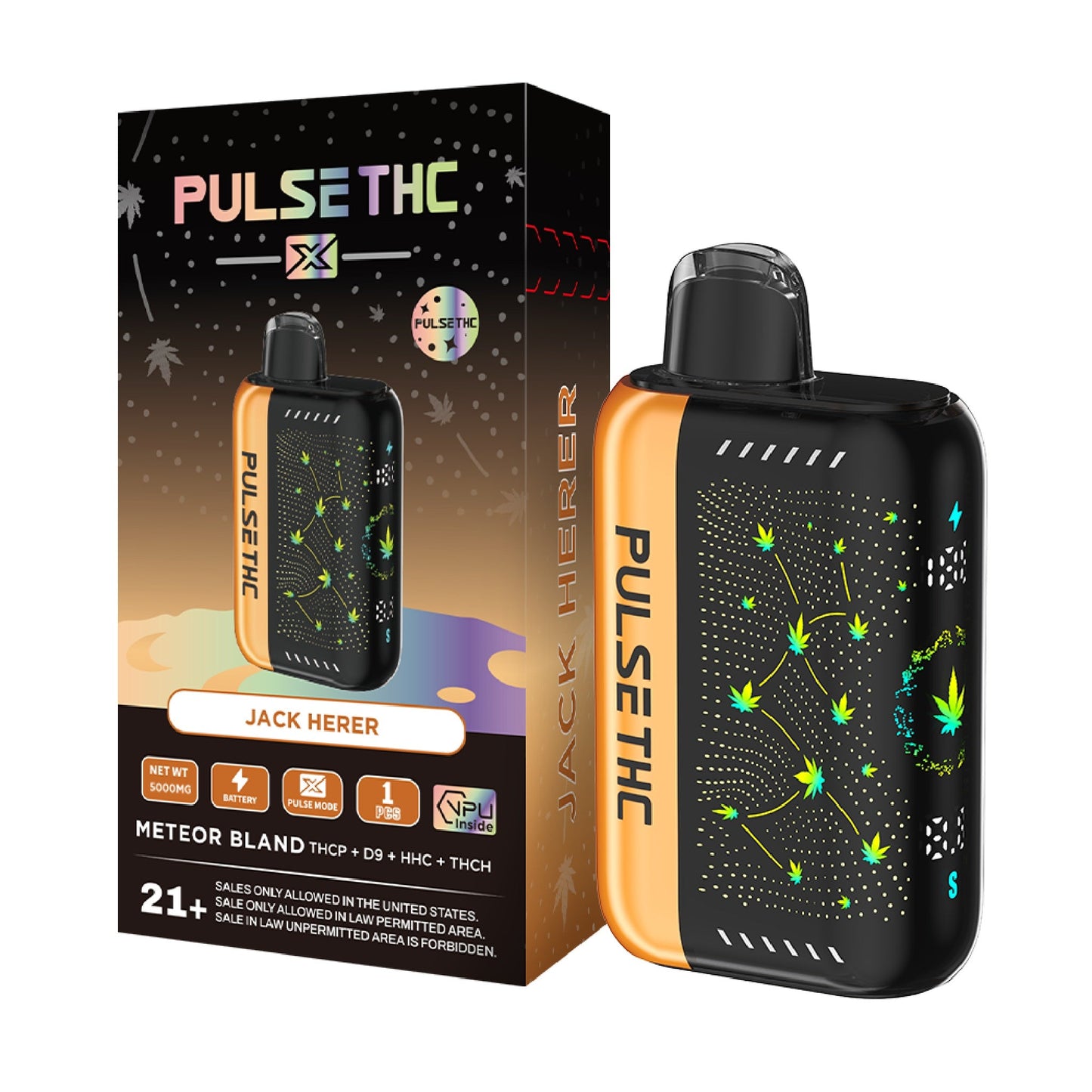 Pulse THC X Vaporizer - 5000mg Jack Herer (S)
