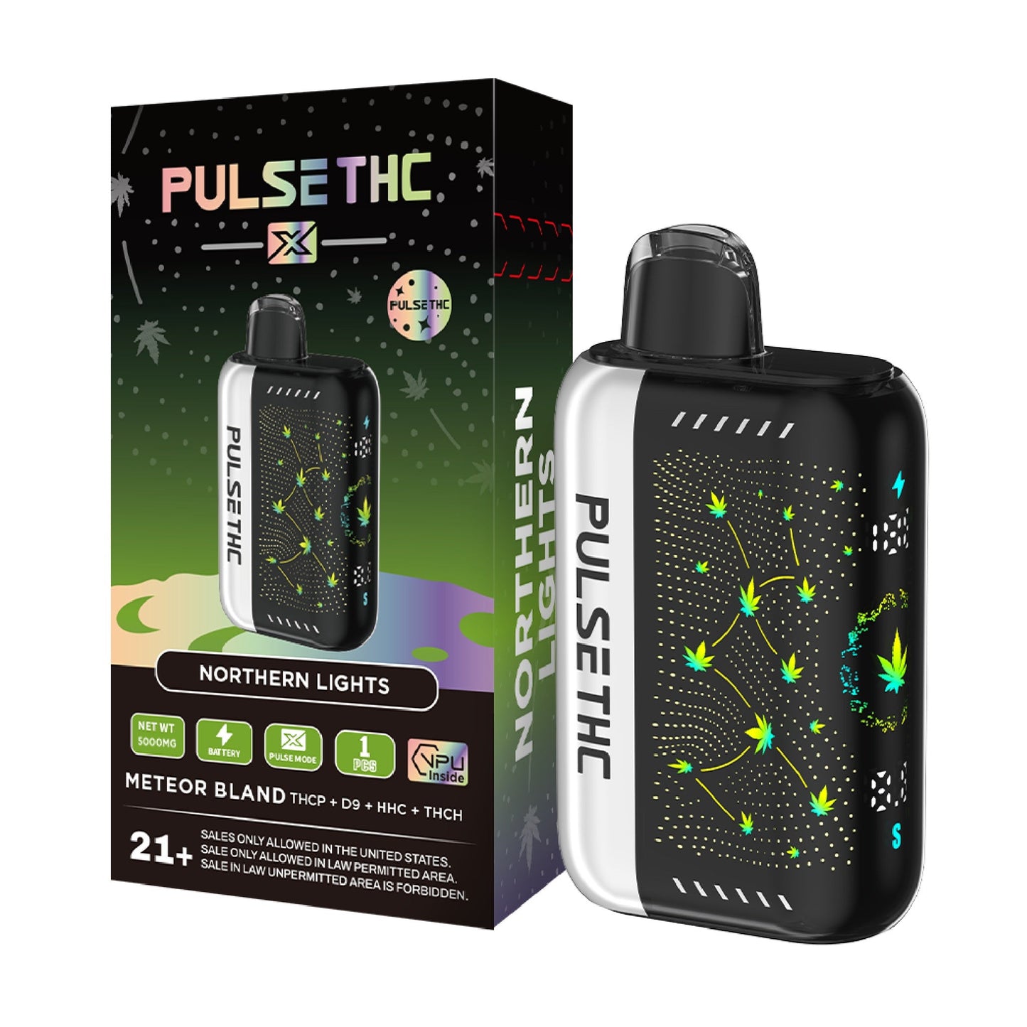 Pulse THC X Vaporizer - 5000mg Northern Lights (I)