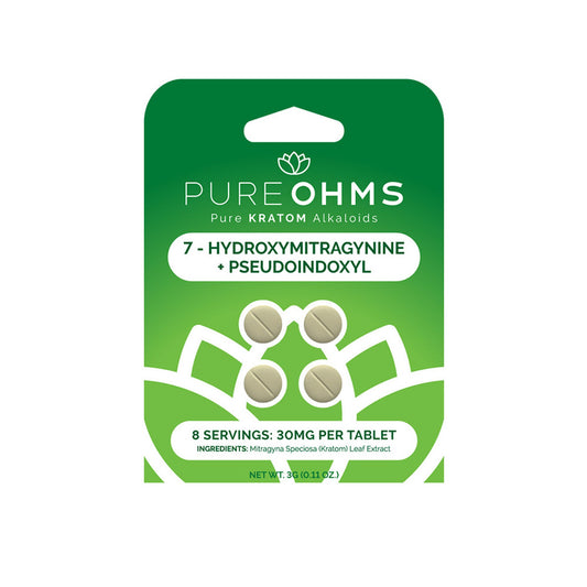 PureOHMs 7-Hydroxy Tablet- 120mg (4ct)