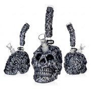 Purgatory Skull Bubbler Bong - 9in
