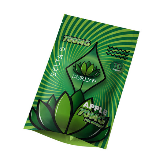 Purlyf Delta 8 Gummies - 1000mg 1 / Apple