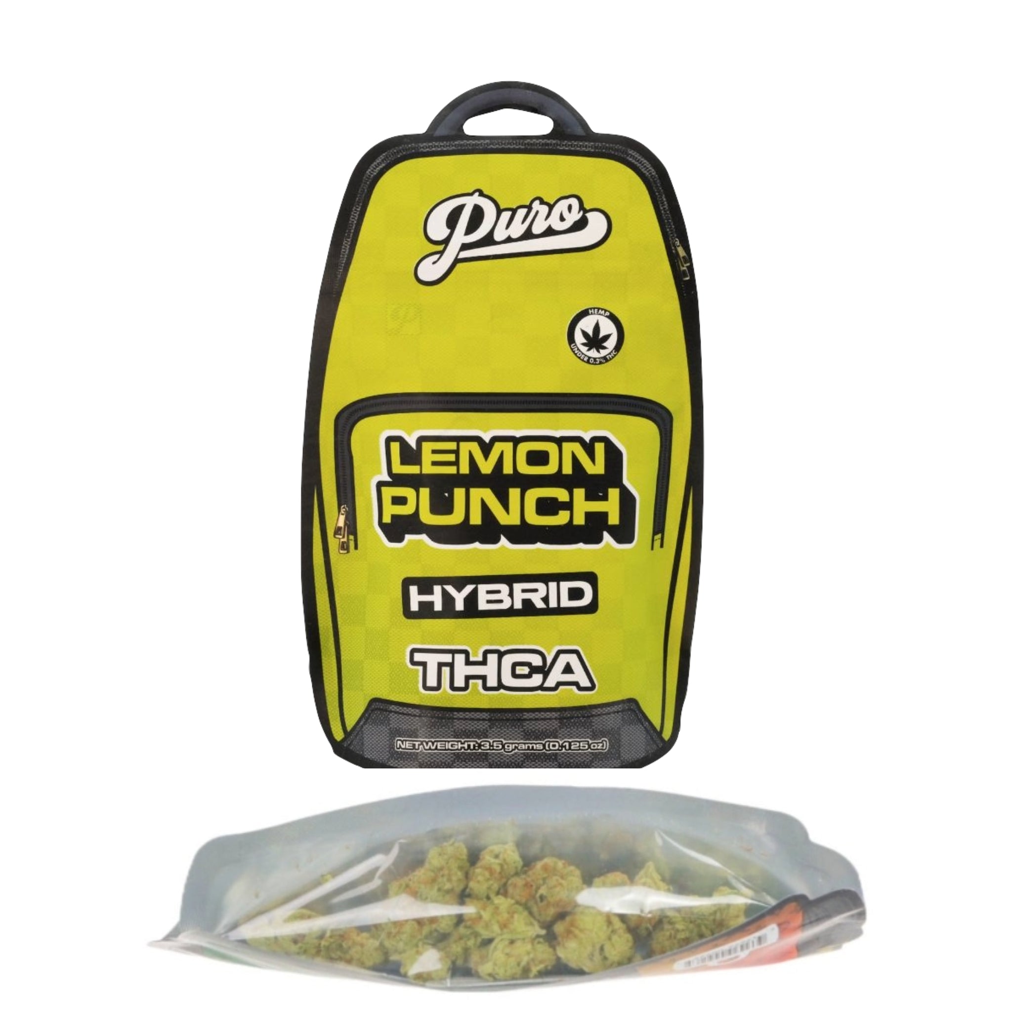 Puro Lemon Punch Silver Line THC-A Flower - 3.5g - Everything 420