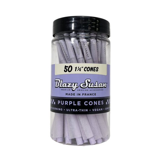 Purple 1 1/4" Blazy Susan Cones - 50ct
