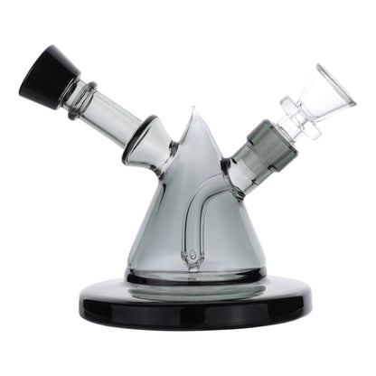 Pyramid Scheme Bubbler Bong - 6in Black