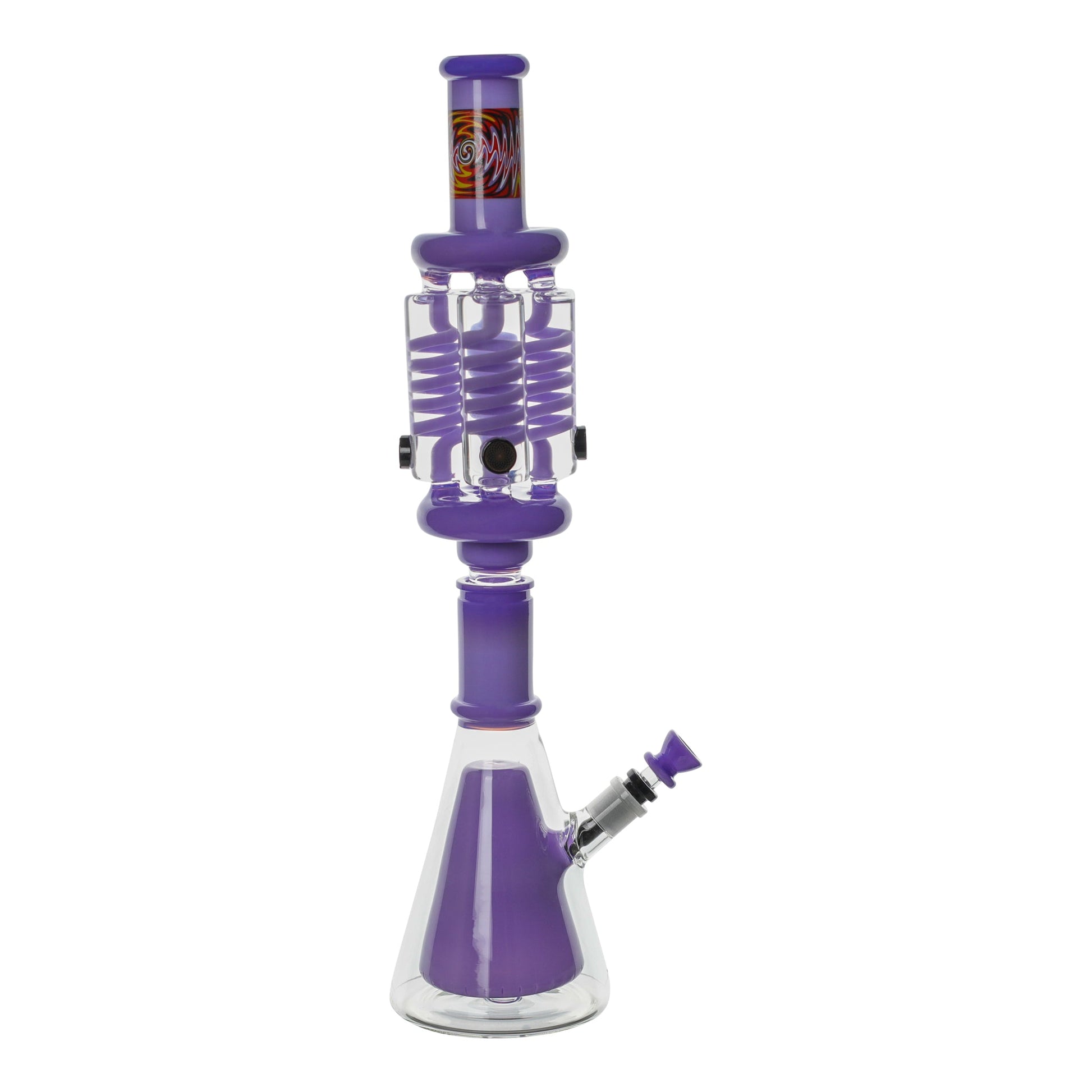 helix gummies vapes blue diamond Quadruple Helix Glyco Chill Bong - 23in