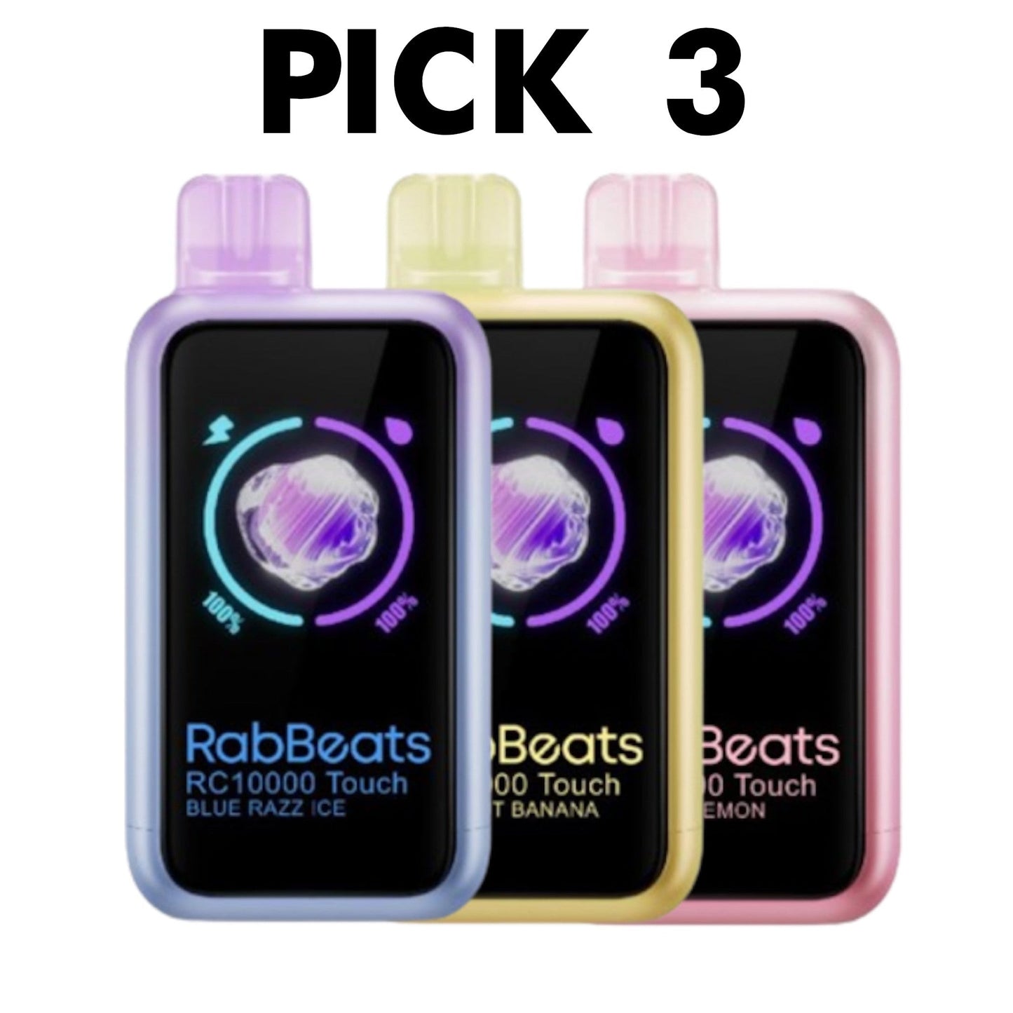 RabBeats RC10000 Touch 5% 10k Puffs Pick 3