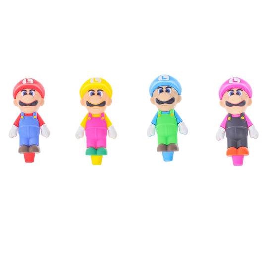 Rainbow Road Silicone Pipe - 4in Luigi