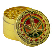 Rasta Leaf Grinder - 52mm