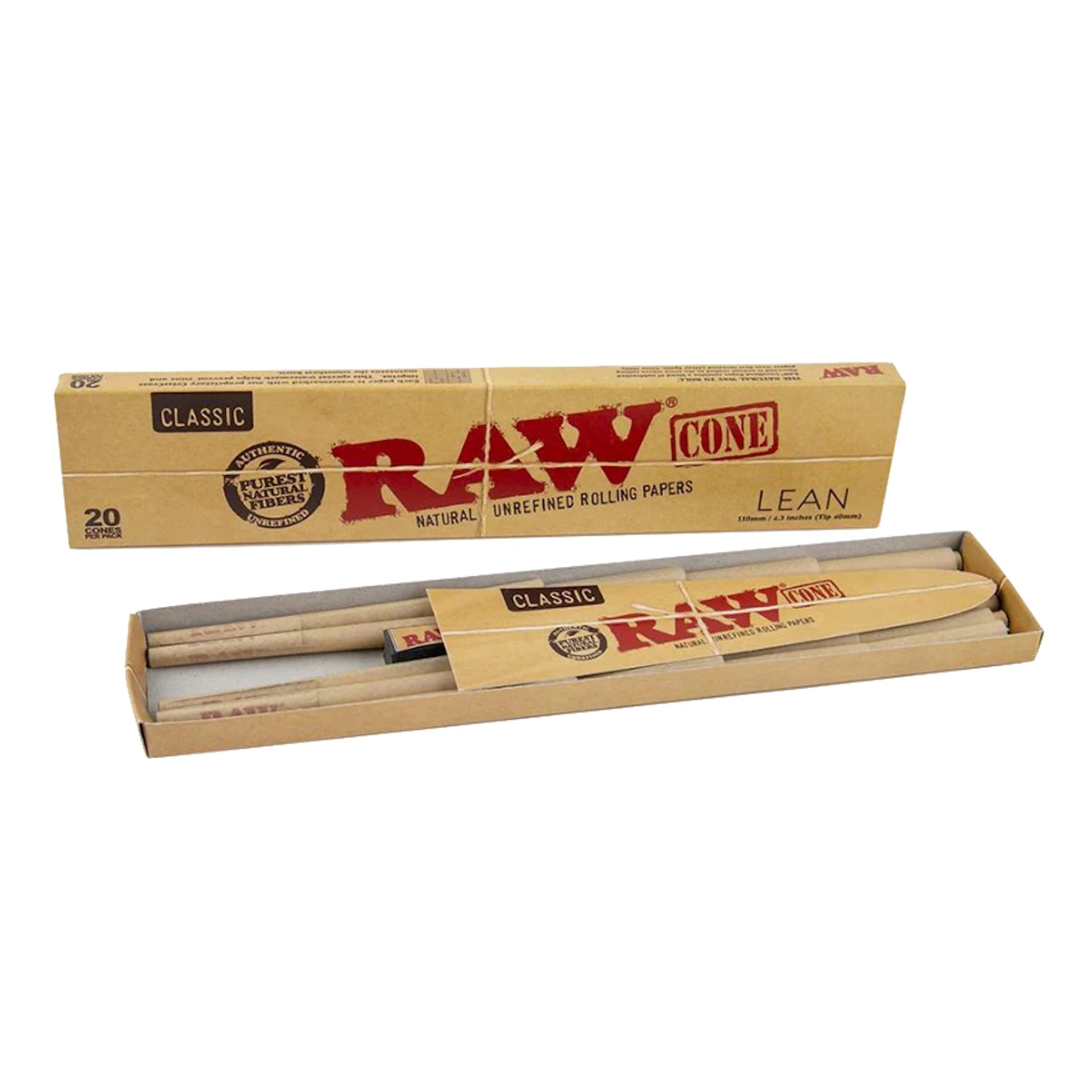 RAW Classic Lean Cone - 20ct