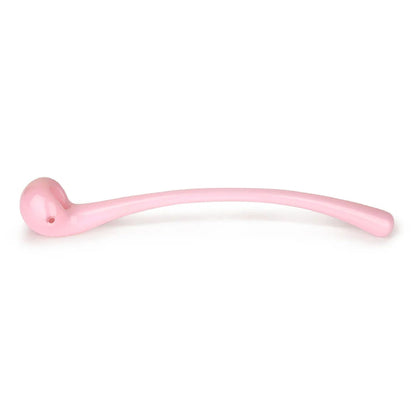 Red Eye Glass Opal Hand Pipe - 9in