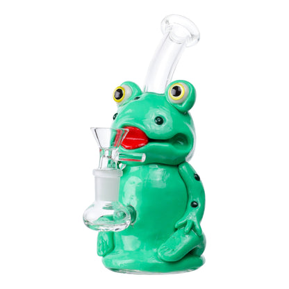 Rippin' Ribbit Bubbler Bong - 7in