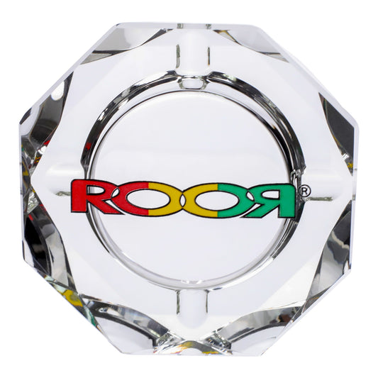 ROOR Crystal Cut Glass Ashtray Rasta
