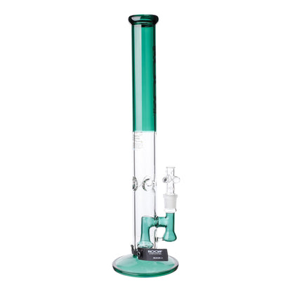 ROOR Tech Fixed Straight Tube Bong - 18in Teal