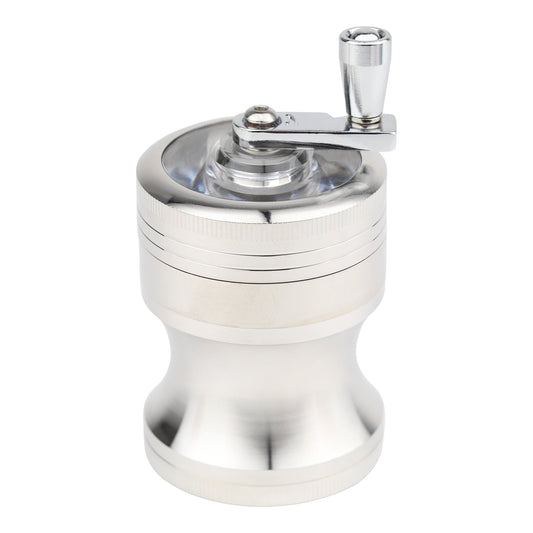 Rotary Handle Grinder - 52mm Silver