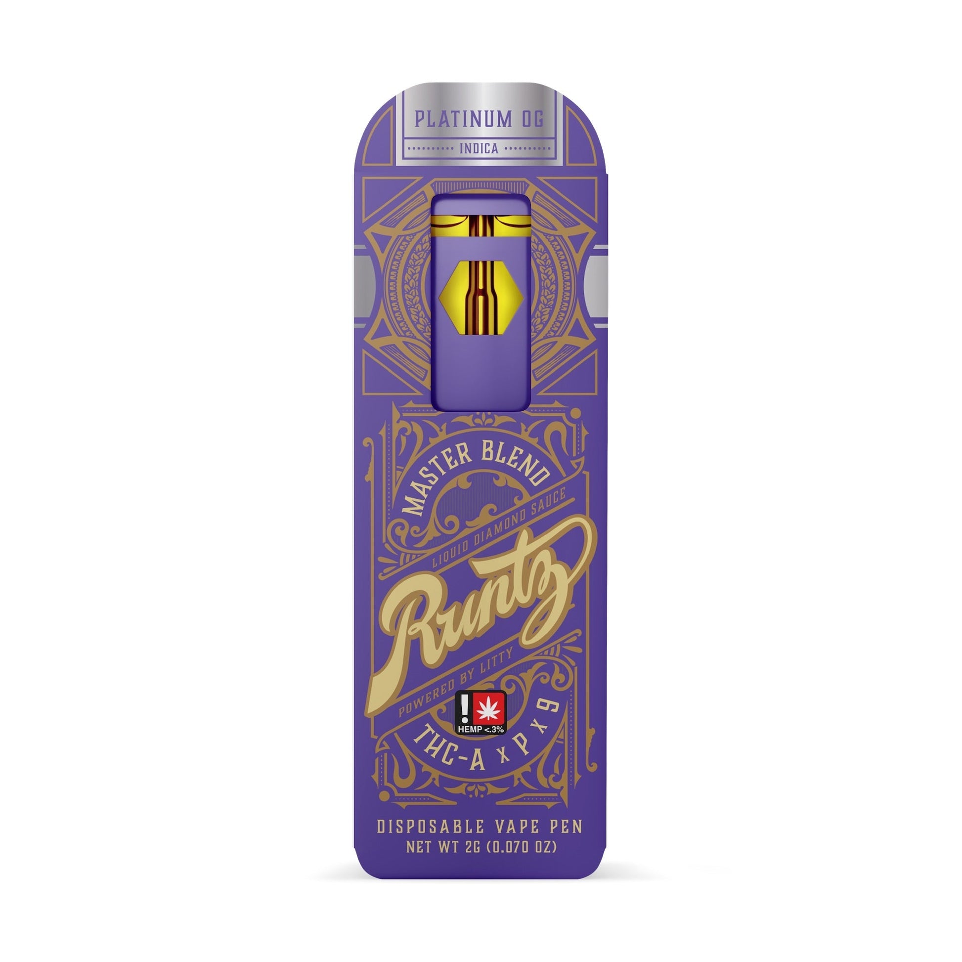 Runtz Masterblend Vaporizer - 2000mg Platinum OG