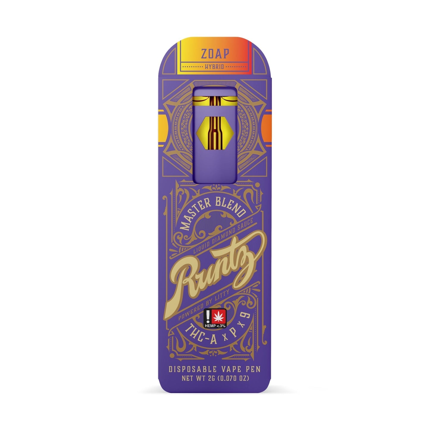 Runtz Masterblend Vaporizer - 2000mg Zoap