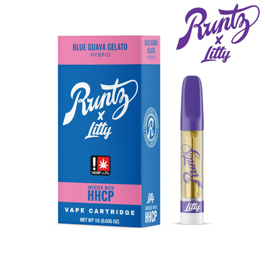 Runtz x Litty HHCP Cartridge - 1000mg Blue Guava Gelato