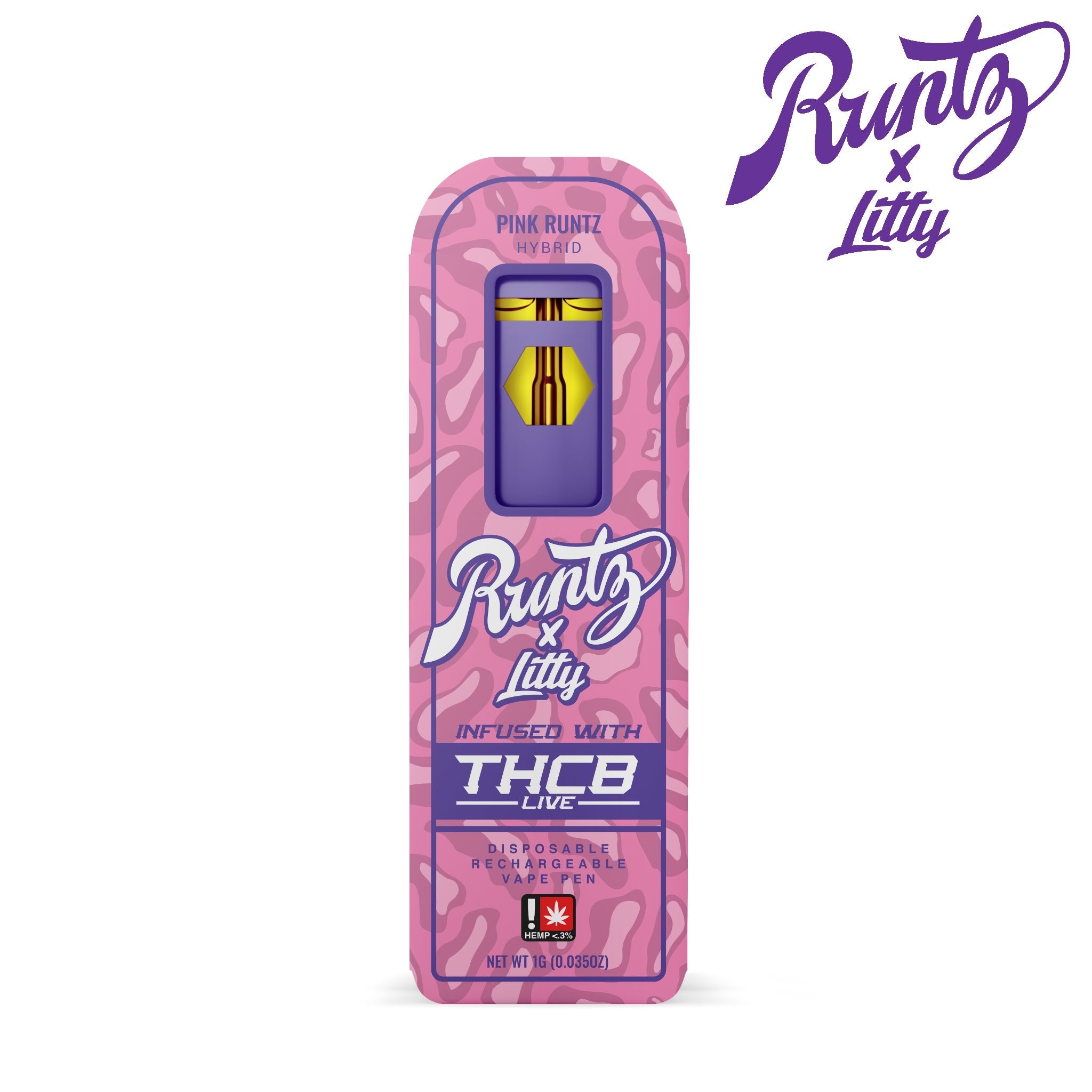 Runtz x Litty THC-B Vaporizer - 1000mg - Everything 420