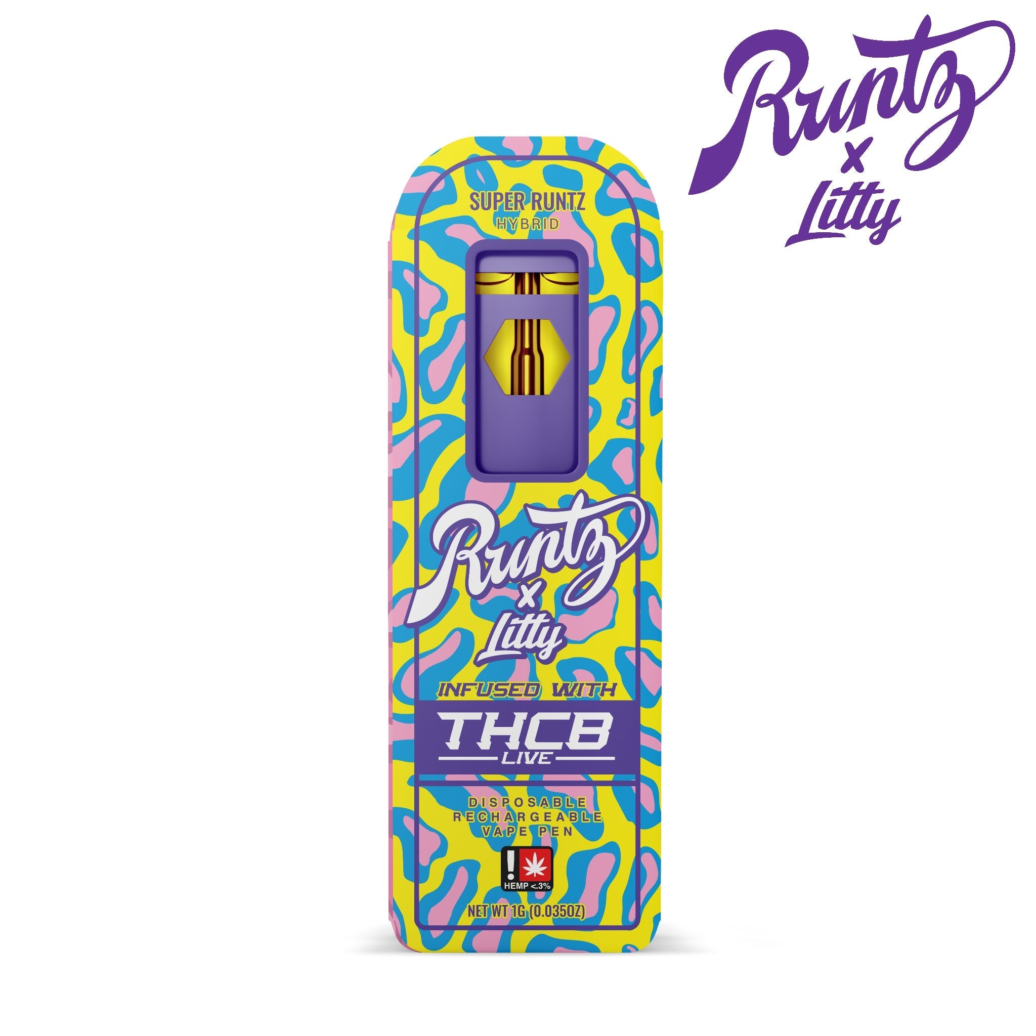 Runtz X Litty THC-B Vaporizer - 1000mg - Everything 420