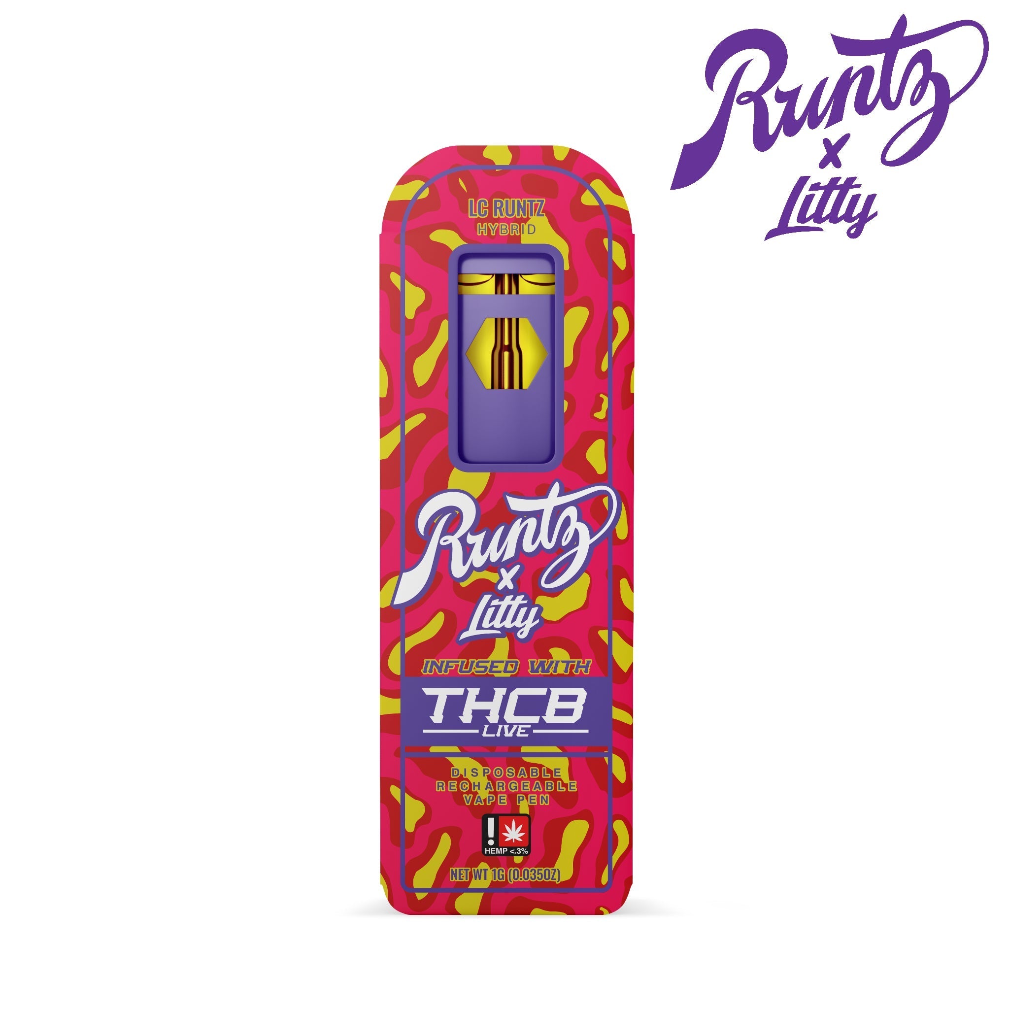 Runtz X Litty THC-B Vaporizer - 1000mg - Everything 420