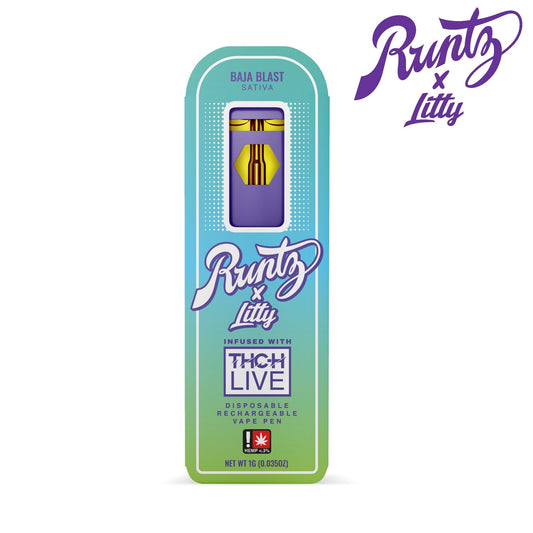 Runtz x Litty THC-H Vaporizer - 1000mg Baja Blast