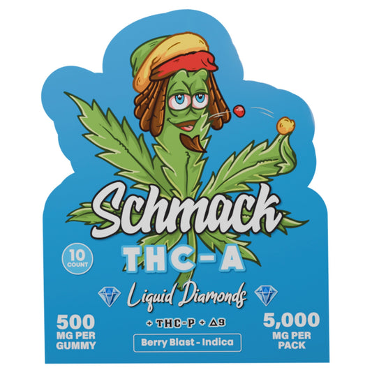 Schmack Liquid Diamonds THC-A Berry Blast Gummies - 10ct