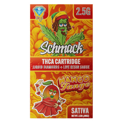 Schmack THC-A Cartridge - 2500mg Mango Tango