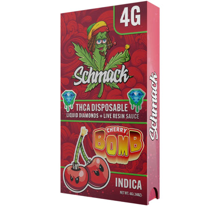 Schmack THC-A Vaporizer - 4000mg Cherry Bomb (I)