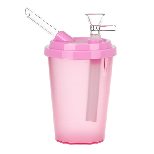 Secret Sip Coffee Cup Acrylic Bubbler - 7in
