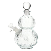 SeshGear Clear Vintage Gourd Bubbler - 8in