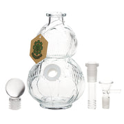 SeshGear Clear Vintage Gourd Bubbler - 8in